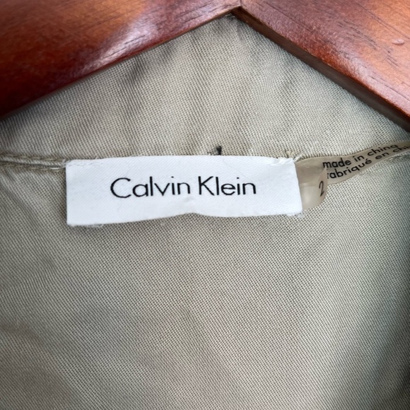 Calvin Klein Button-Up Utility Dress size 2 - Picture 4 of 5